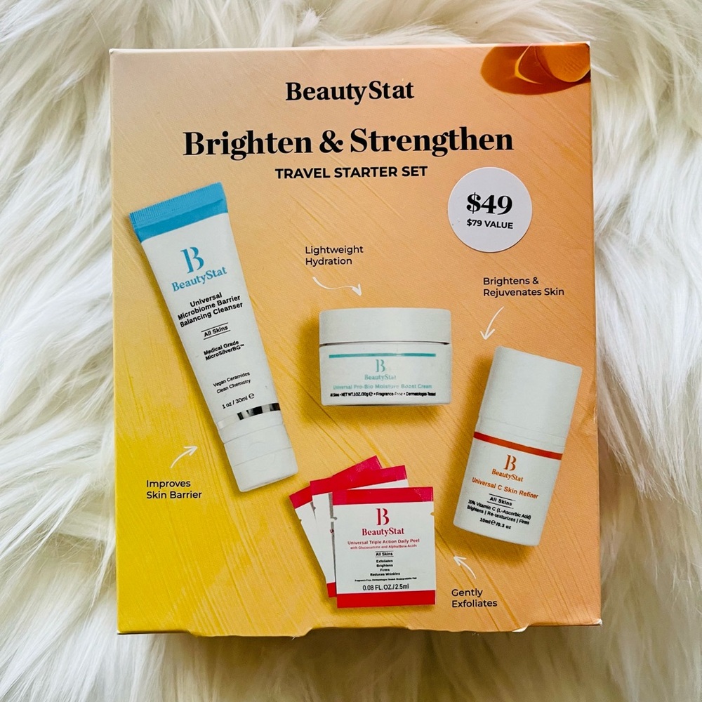 BeautyStat Brighten & Strengthen Travel Starter Set